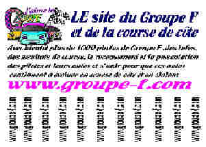 groupe -F.com le site du groupe F et de la course de cote